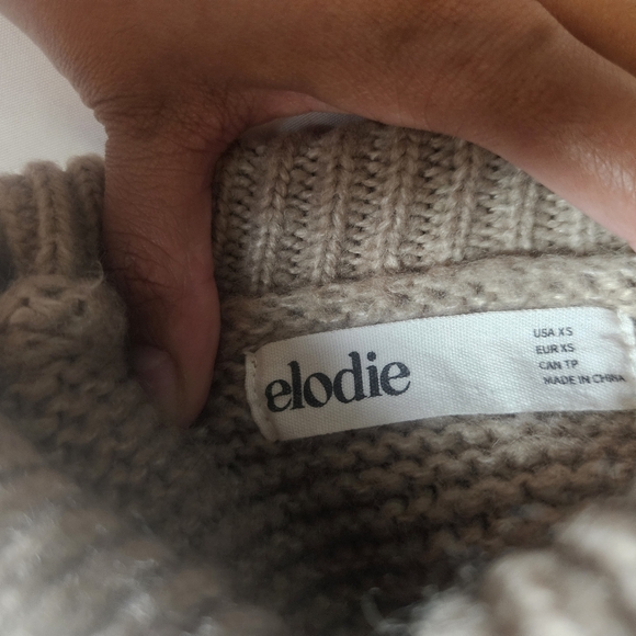 Shein Long Sleeve Crop top cream size: XS - Picture 5 of 5